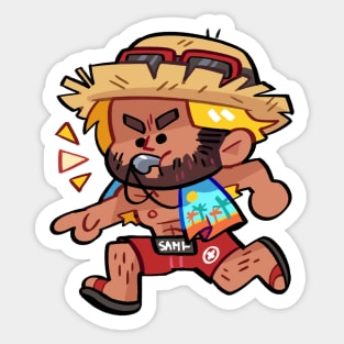 Beach Bod Mccree Sticker